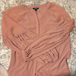 Express Women's Pink Blouse